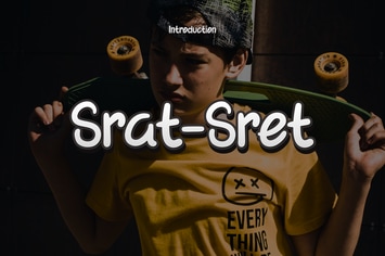 Srat-Sret – Urban Display Font