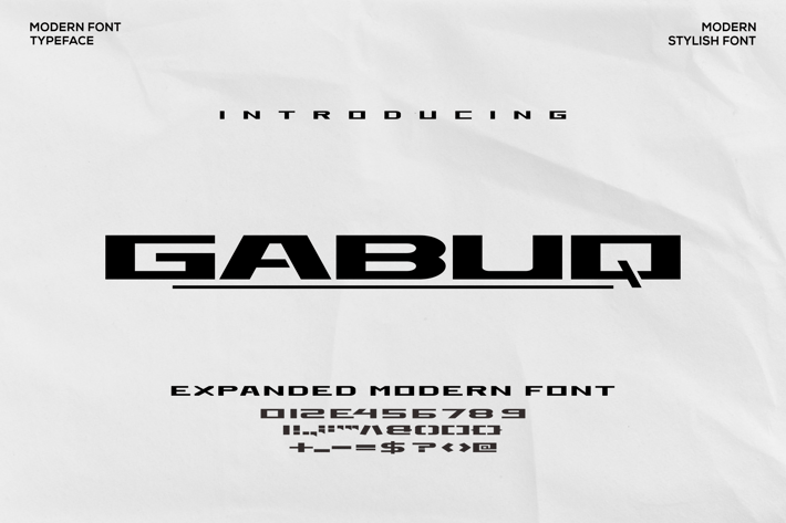 Gabuq Font