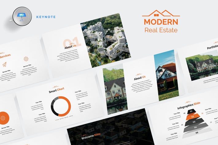 Modern Real Estate Keynote Template