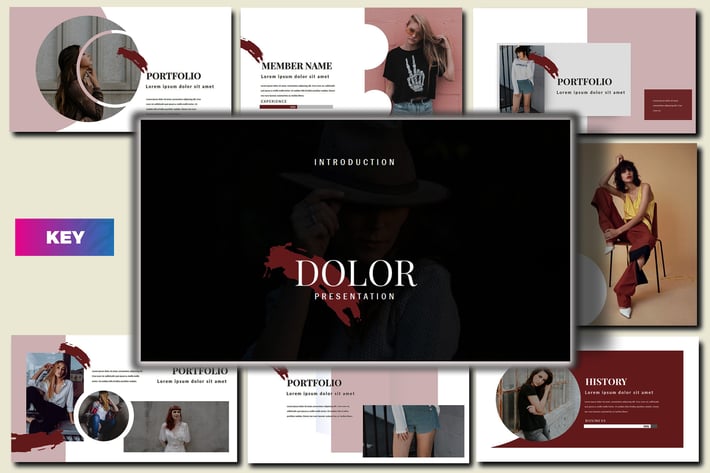 Dolor Stylish Keynote Template