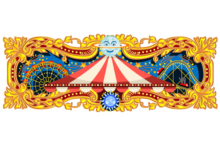 Carnival Banner Circus Theme