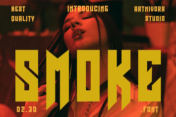 Smoke - Display Font