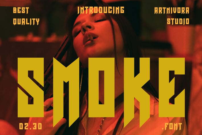 Smoke - Display Font