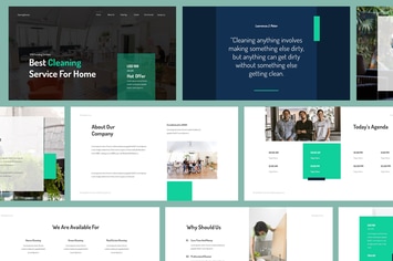 Cleaning Service Powerpoint Template