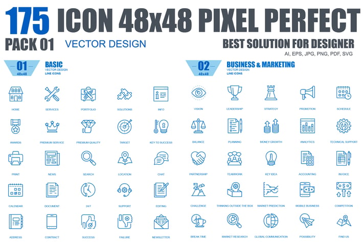 Line icons Bundle