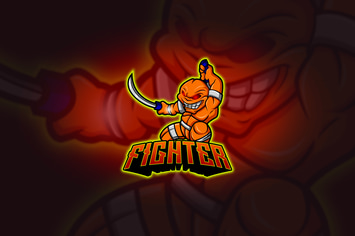 Fighter - Mascot & Esport Logo