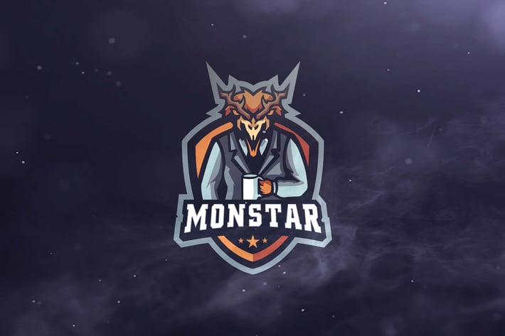 Monstar Sport and  Esports Logos 