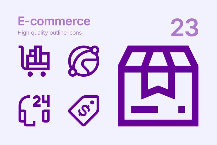 E-commerce icons