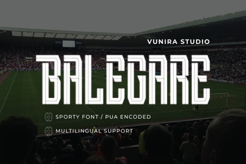 Balegare - Sport Font