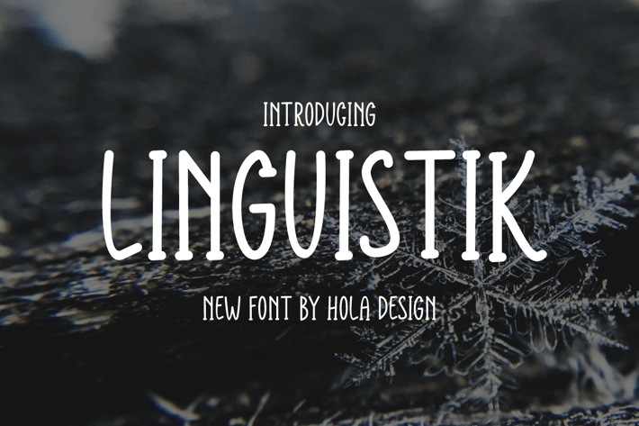 Linguistik Font