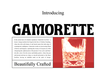 Gamorette - Luxury Vintage Modern Fonts