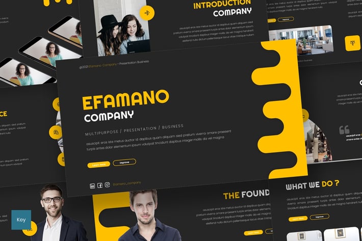Efamano - Business Keynote Template