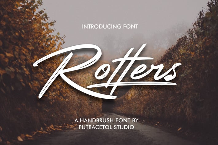 Rotters - Handbrush Font