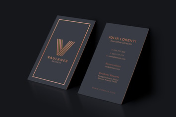 Luxury Resorts Business Card