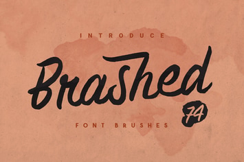 Brashed Typeface