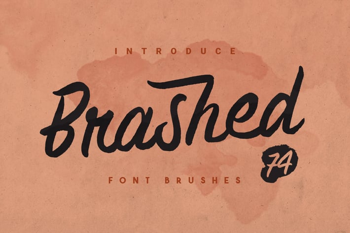 Brashed Typeface