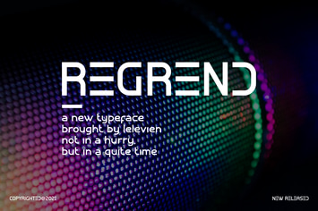 Regrend Sans Serif Font