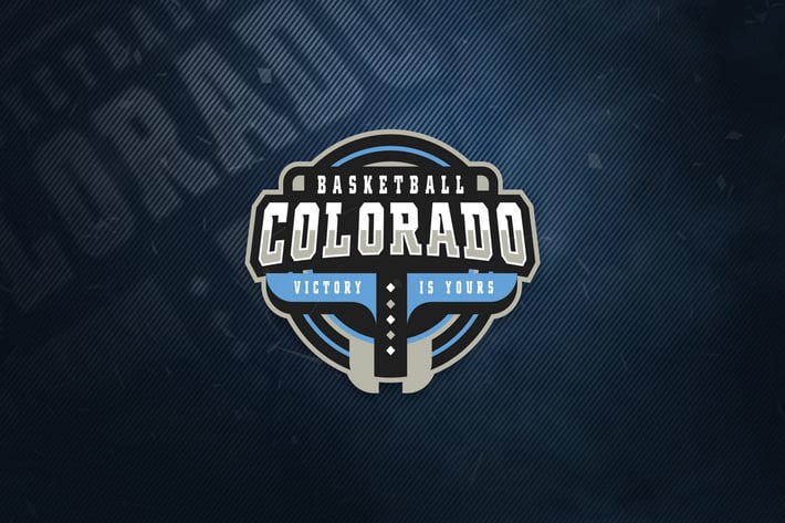 Basketball Colorado Sports Logo