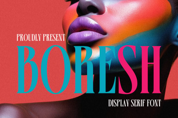 Boresh - Condensed serif font