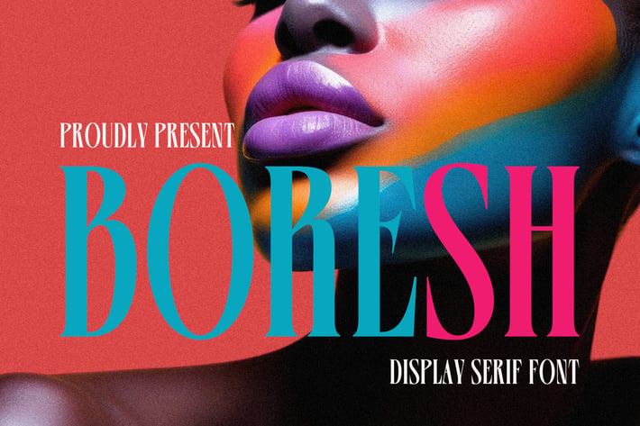 Boresh - Condensed serif font