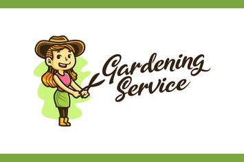 Gardening and Lanscaping Service Mascot Logo