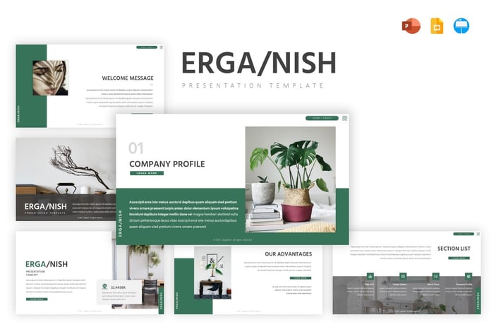 Erganish - Presentation Template