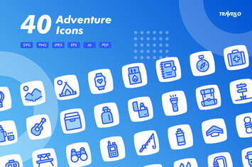 Travello Adventure Icons