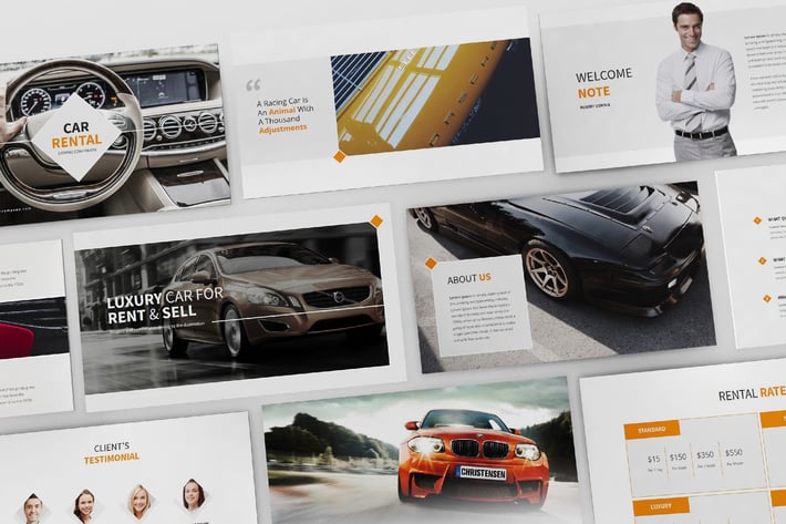 Cars Rental and Sell Keynote Template