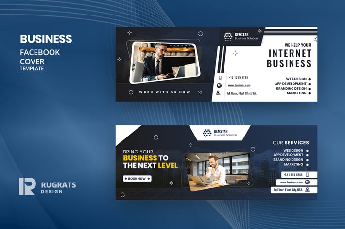 Business R10 Facebook Cover Template