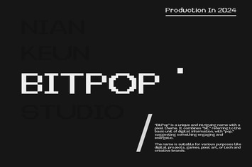 Bitpop - Pixel Font