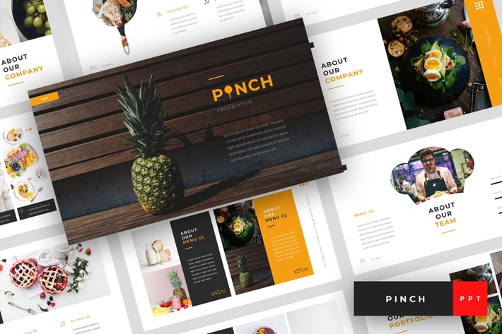 Pinch - Food PowerPoint Template