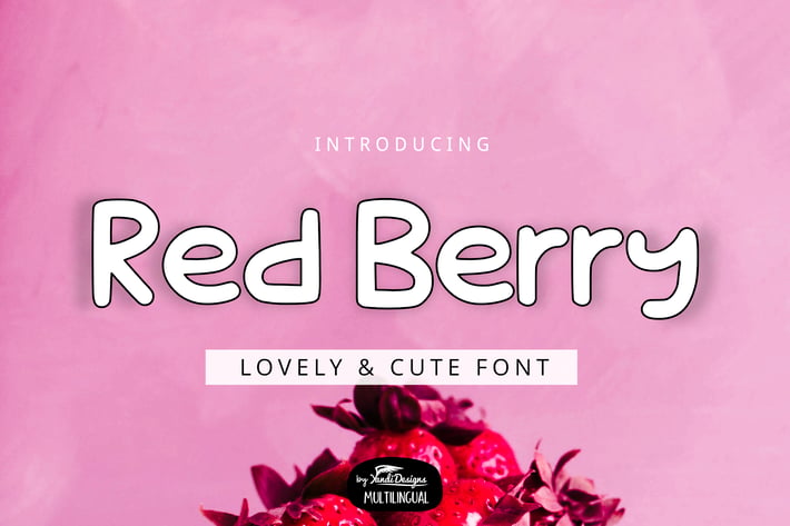 Red Berry Font