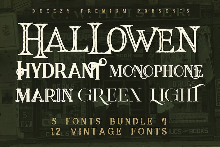 5 Fonts Bundle 4