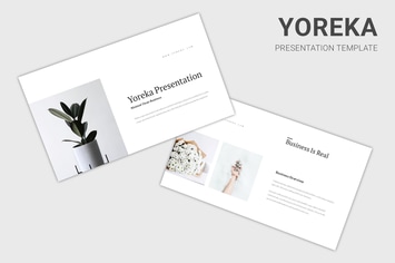Yoreka - Clean Style Pitch Deck Powerpoint