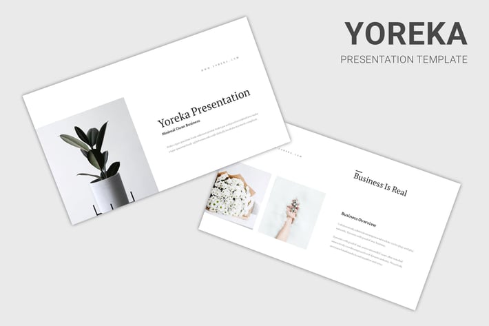 Yoreka - Clean Style Pitch Deck Powerpoint