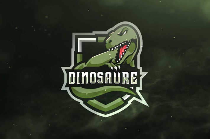 Dinosaure Sport and Esports Logo