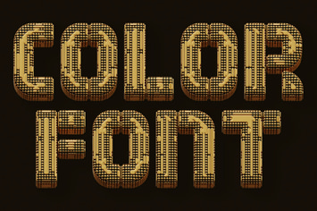 Golden Future - Color SVG Font