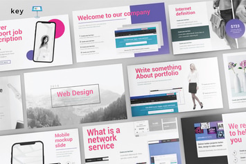 WEB DESIGN - Multipurpose Keynote Template V155
