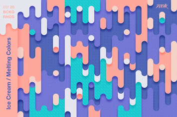 Ice Cream | Melting Colors Backgrounds