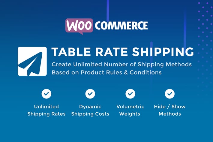 Table Rate Shipping - WooCommerce
