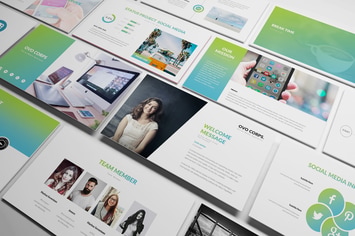 Social Media Keynote Template