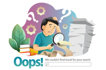 CAN'T SEARCH - Vector Illustration