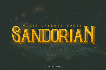 Sandorian Multi Layered Fonts