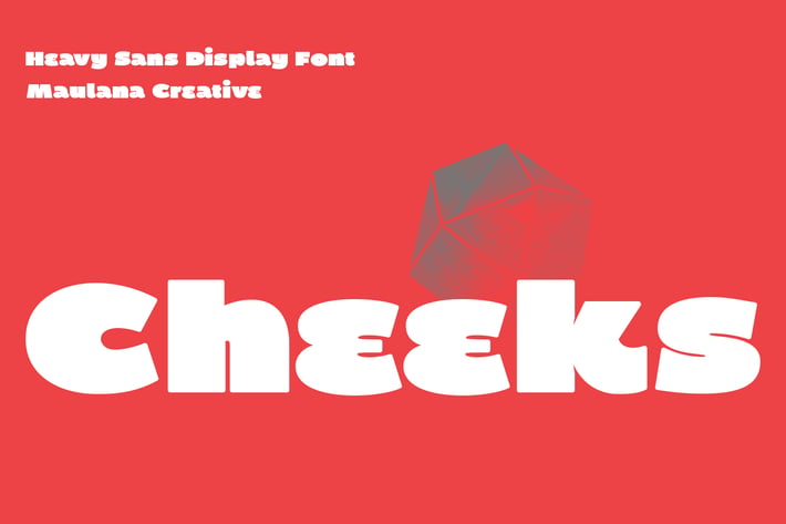 Cheeks Sans Display Font