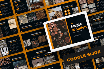 Maple Wooden - Google Slide Template