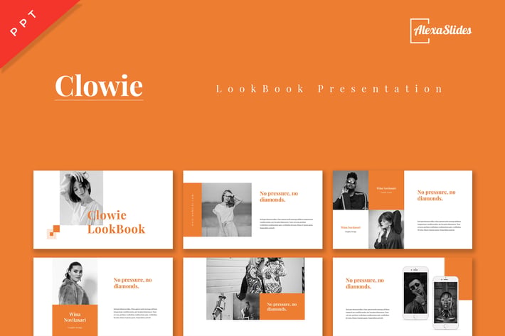 Clowie - Lookbook Powerpoint Presentation Template