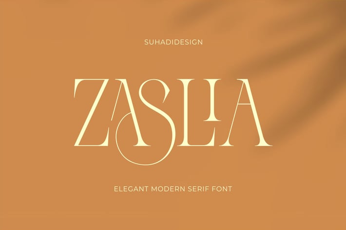 Zaslia - Elegant Ligature Serif