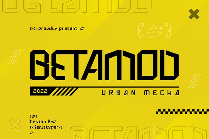 Betamod Font