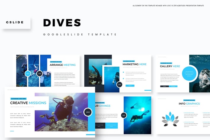 Dives - Google Slides Template