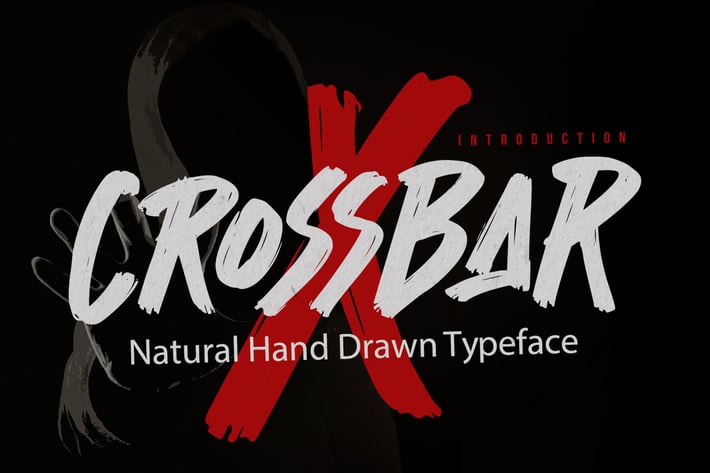 Crossbar - Natural Hand Drawn Typeface